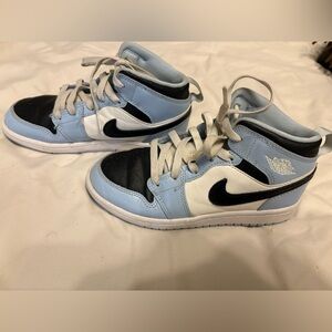 Youth Nike Air Jordan’s ‘Icey Blue’